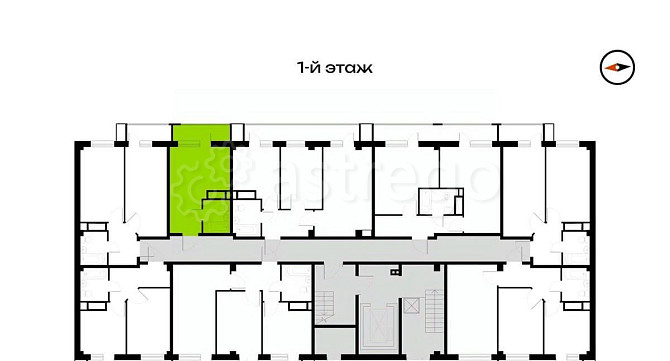 Студия, 21.07 м, 1/8 эт. Яблоновский - изображение 4