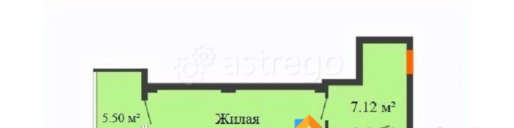 Студия, 34.2 м2, 10/17 эт. Красноярск - изображение 1