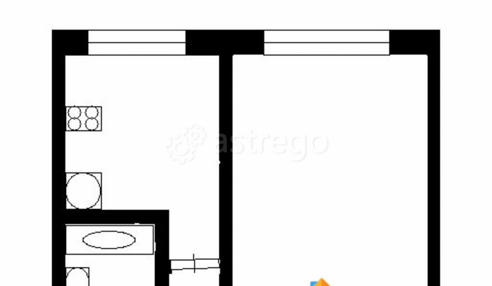 1-комн. квартира, 31 м2, 5/5 эт. Красноярск - изображение 5