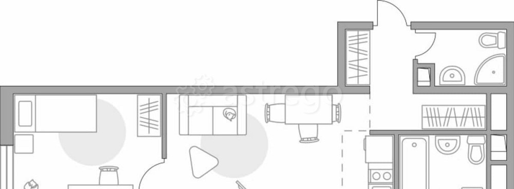 3-комн. квартира, 52.34 м2, 9/14 эт. Красногорск - изображение 1