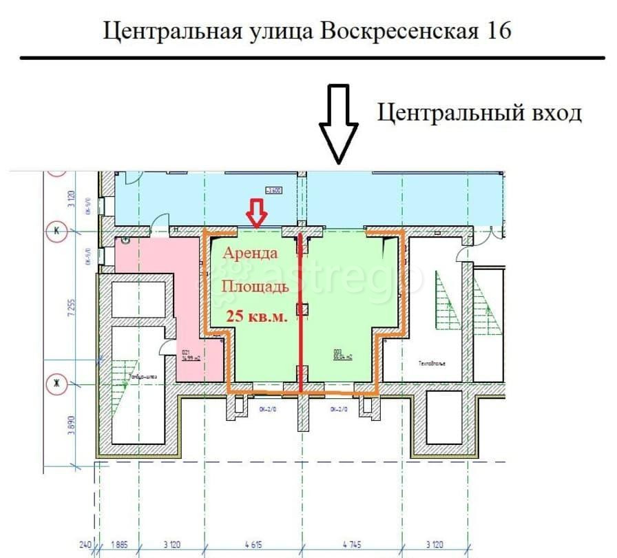 Свободного назначения, 25 м2 Архангельск - изображение 3