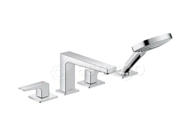Смеситель для ванны и душа Hansgrohe, Metropol, тип открывания воды - двухрычажный 32552000 Москва - изображение 1