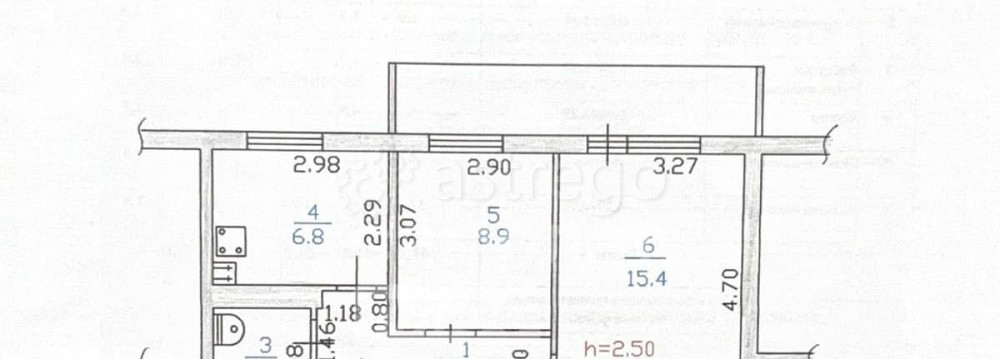 2-комн. квартира, 41.9 м2, 4/5 эт. Яровое - изображение 5
