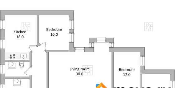 4-комн. квартира, 126 м2, 3/5 эт. Москва