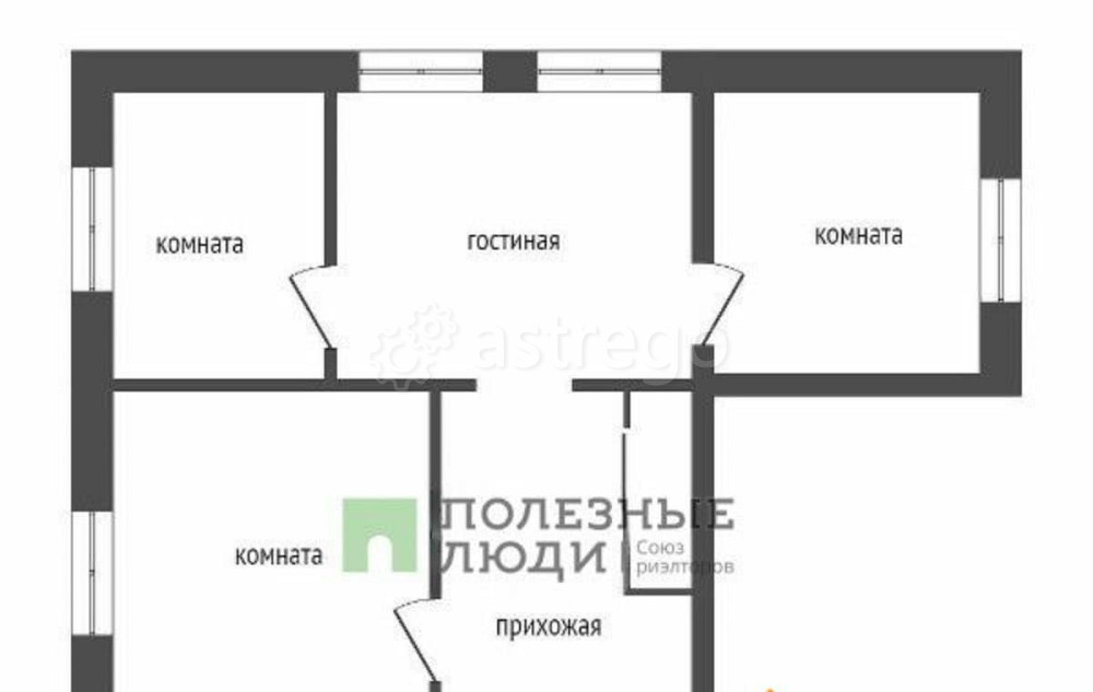 4-комн. квартира, 64.7 м2, 1/5 эт. Красноярск - изображение 7