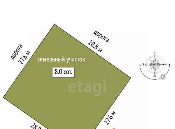 Земельный участок, 7.95 сотки Москва