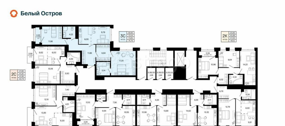 3-комн. квартира, 73.65 м2, 6/9 эт. Уфа - изображение 6