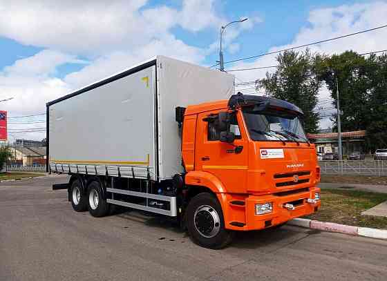 Шторно-бортовой автомобиль на шасси КАМАЗ 65115 Самара