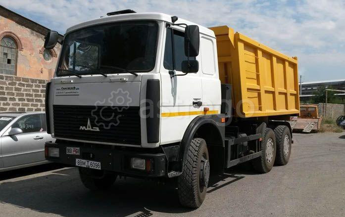 Самосвал МАЗ 551605, 6x4, 20 т, 16 м3, МКПП, Оренбург - изображение 1