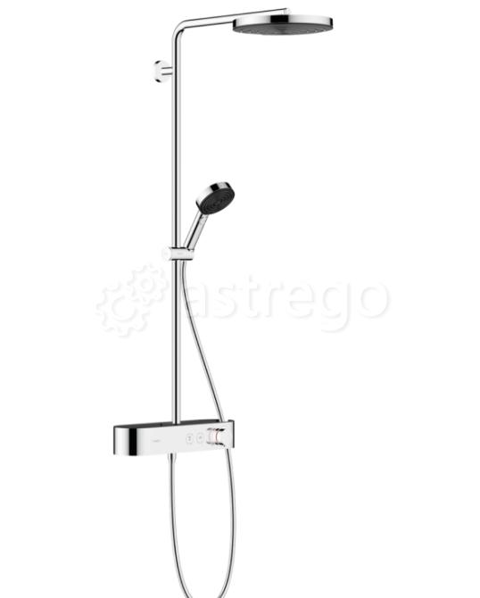 Душевая стойка Hansgrohe, Pulsify, тип регулирования воды - термостатический картридж, излив - есть Москва - изображение 1