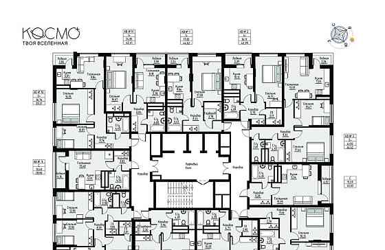 Студия, 28.95 м2, 5/20 эт. Нефтекамск