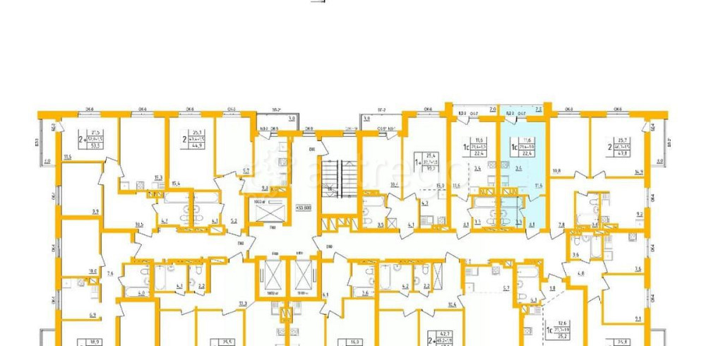 Студия, 22.5 м2, 10/27 эт. Уфа - изображение 6