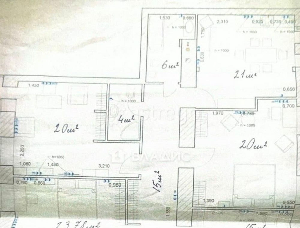 4-комн. квартира, 130 м2, 4/7 эт. Москва - изображение 7
