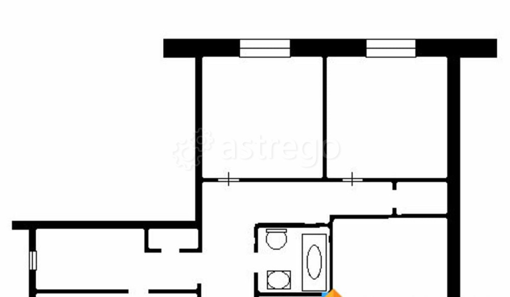 4-комн. квартира, 79 м2, 1/9 эт. Шарыпово - изображение 5