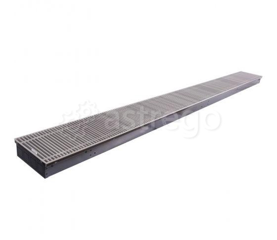 Внутрипольный конвектор STOUT SCN 80.240.2800 алюминиевая решётка SCN-1100-0824280 Stout Москва - изображение 1