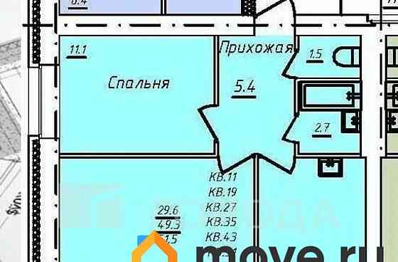2-комн. квартира, 51.5 м2, 5/9 эт. Новоалтайск