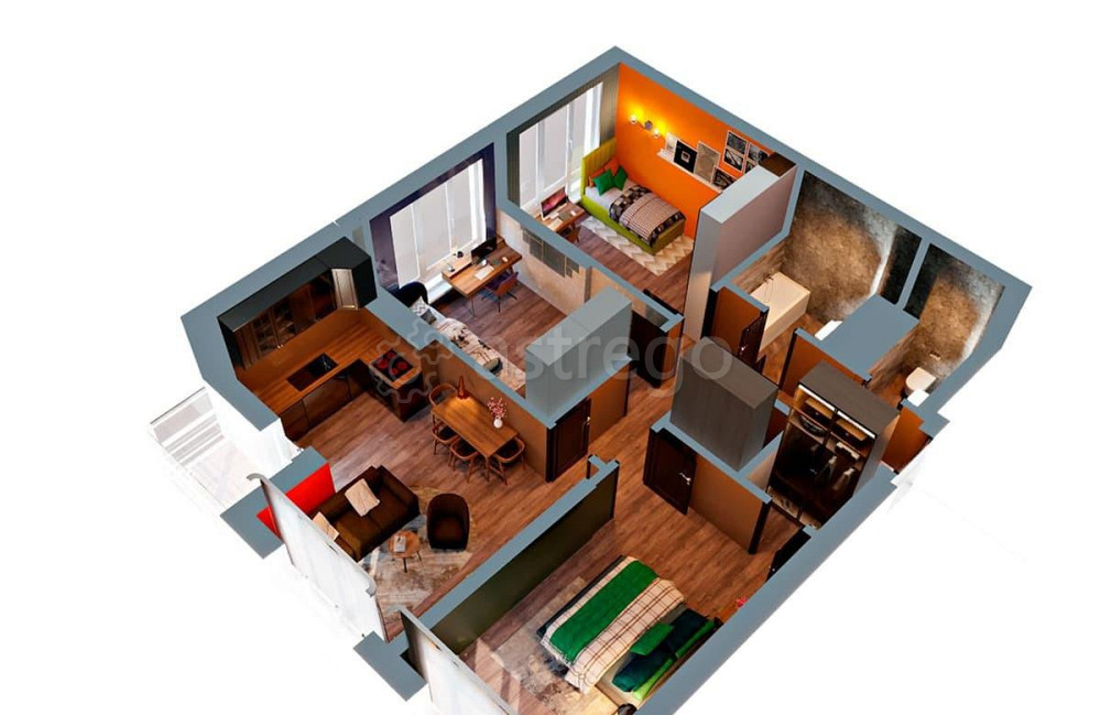 3-комн. квартира, 78.66 м2, 15/20 эт. Нефтекамск - изображение 1