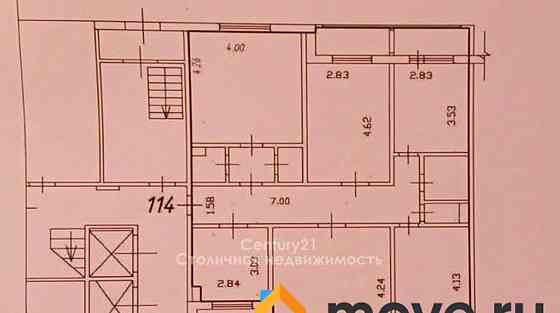 5-комн. квартира, 100.3 м2, 1/14 эт. Балашиха