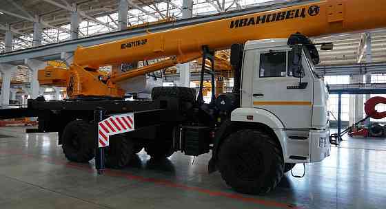 Автокран Ивановец КС-45717К-3Р шасси Камаз 43118 (6х6) 25т., 30,7 м. Овоид. Самара