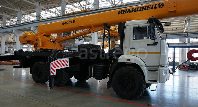 Автокран Ивановец КС-45717К-3Р шасси Камаз 43118 (6х6) 25т., 30,7 м. Овоид. Самара - изображение 1