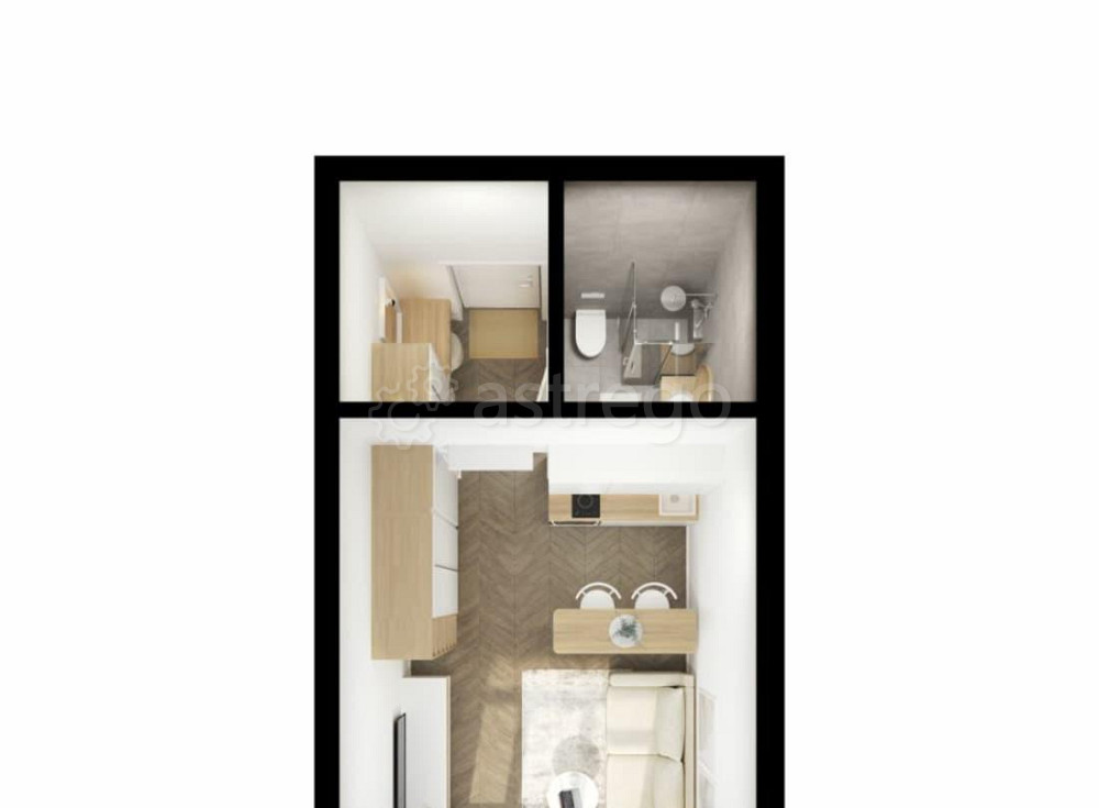 Студия, 21.3 м2, 1/12 эт. Санкт-Петербург - изображение 4