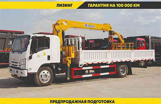 Бортовой автомобиль с краном манипулятором Horyong 216 на шасси FAW 3250 Благовещенск