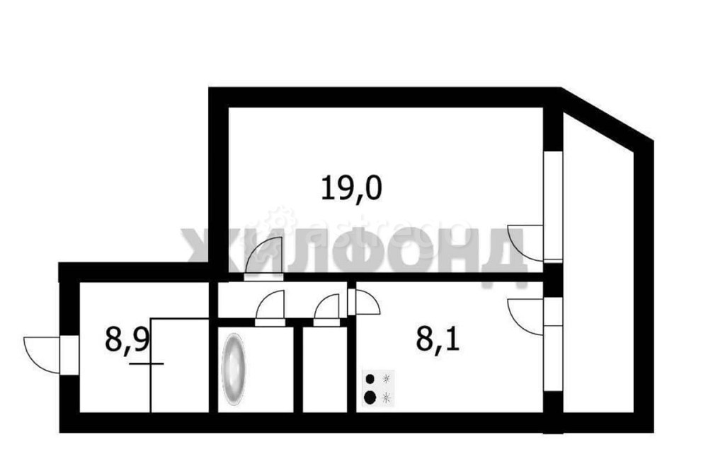 1-комн. квартира, 40.3 м2, 15/16 эт. Красноярск - изображение 6