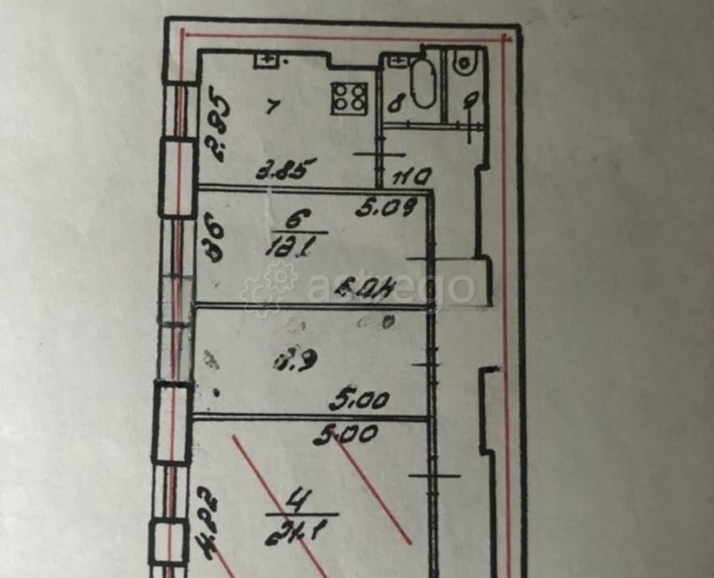 6-комн. квартира, 90 м2, 4/5 эт. Санкт-Петербург - изображение 1