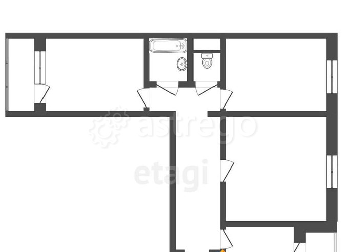 3-комн. квартира, 63.3 м2, 5/9 эт. Бийск - изображение 7