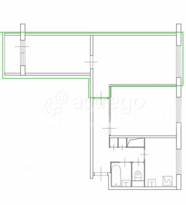 Комната, 31.5 м2, 3/12 эт. Москва - изображение 1