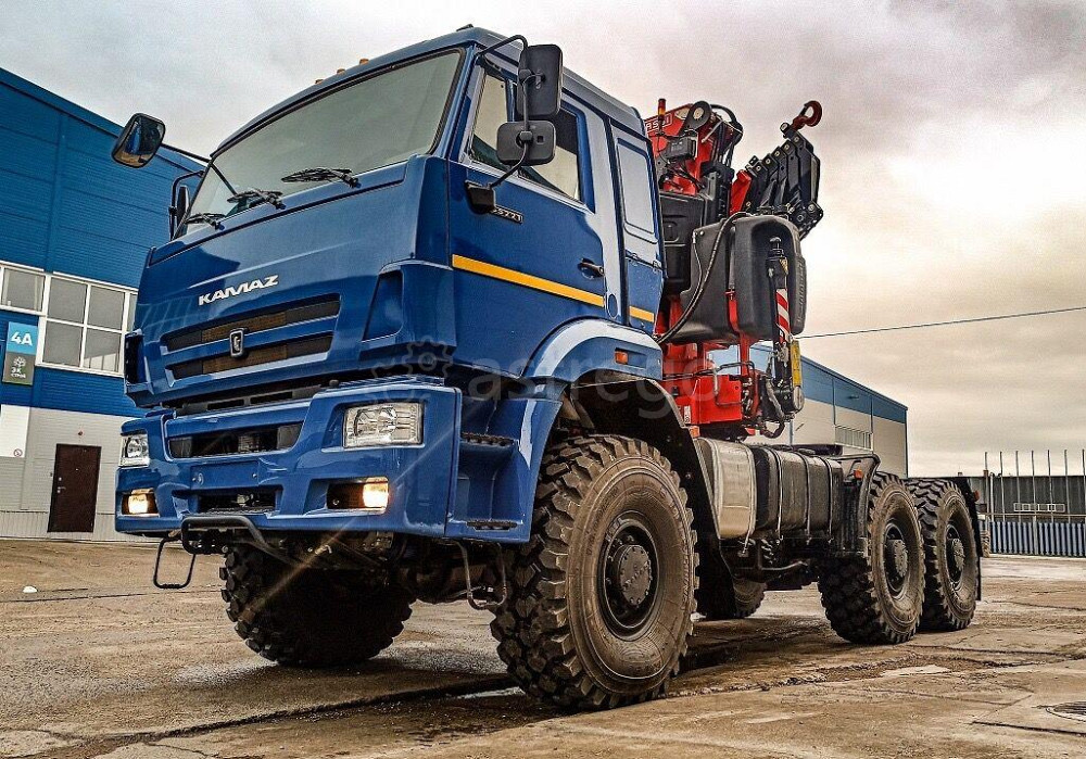 Тягач КАМАЗ 65221-53 с КМУ HORYONG 216 Москва - изображение 1