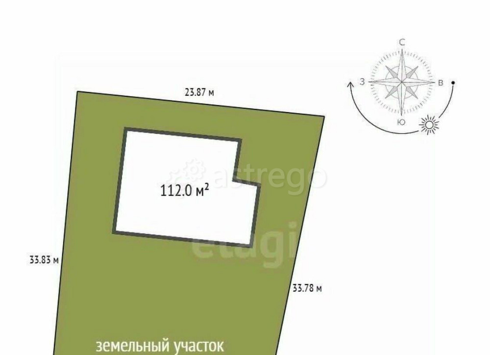 Дом, 112 м2, 7.47 сотки, 1 эт. Емельяново - изображение 1