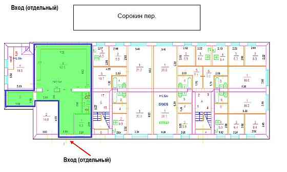 Свободного назначения, 79.1 м2 Москва