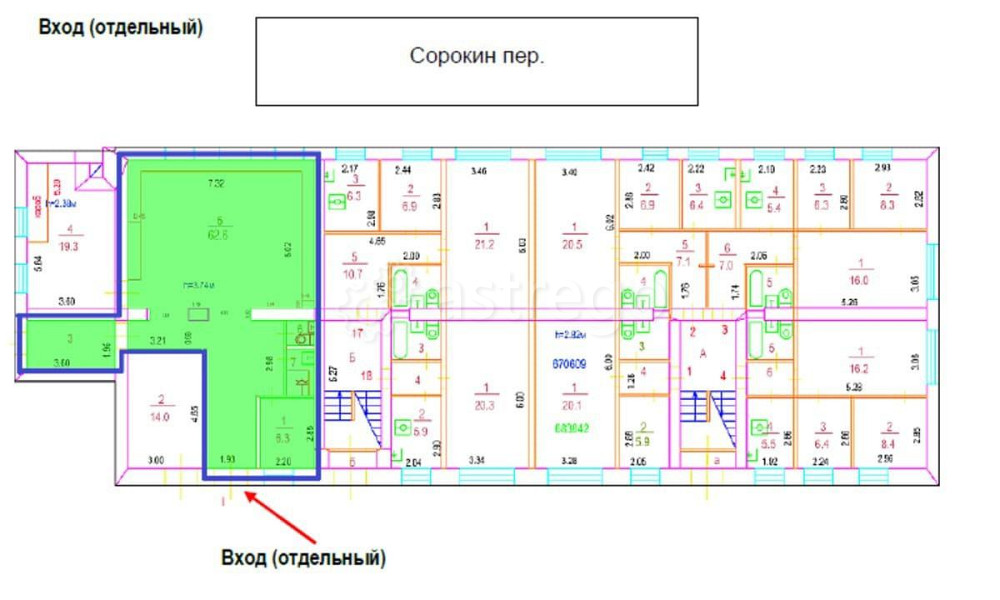 Свободного назначения, 79.1 м2 Москва - изображение 4