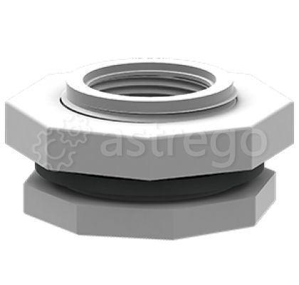 Фитинг белый для бака 15 мм Екатеринбург - изображение 1