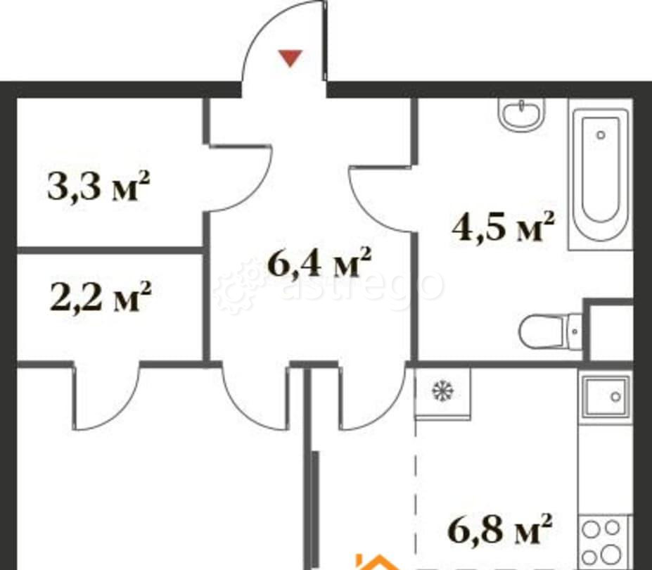 2-комн. квартира, 50.1 м2, 4/6 эт. Красногорск - изображение 1
