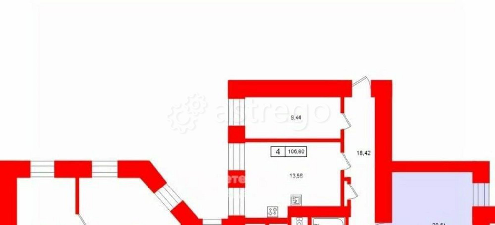 Комната, 20.6 м2, 3/4 эт. Санкт-Петербург - изображение 7