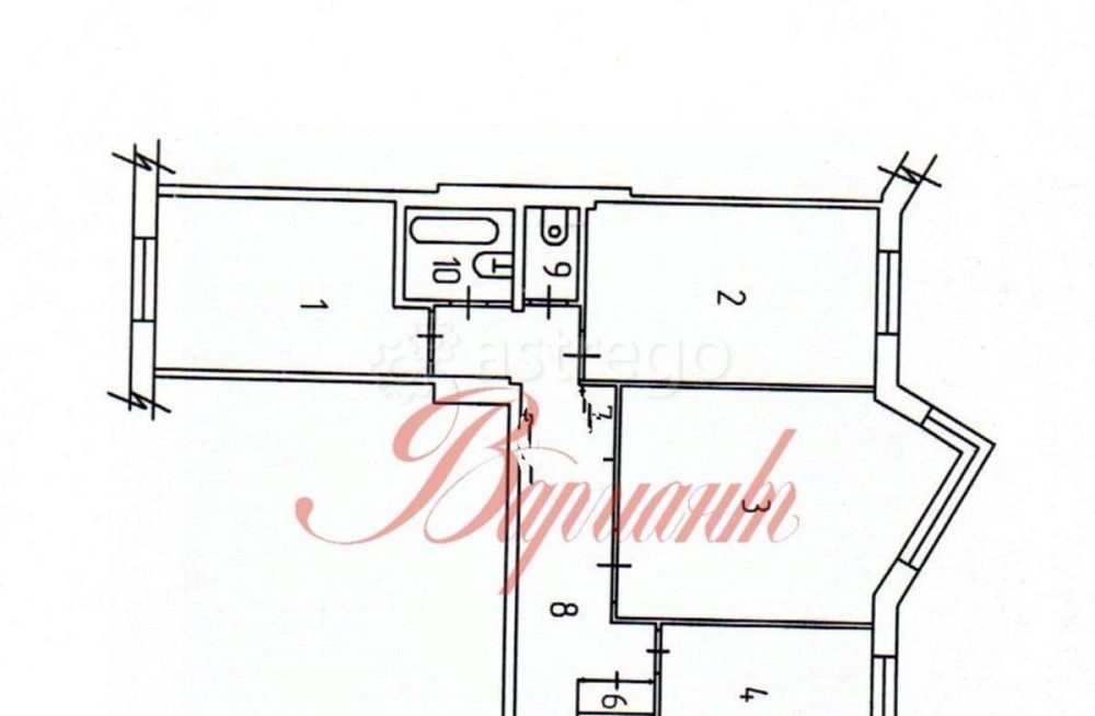 3-комн. квартира, 70.9 м2, 1/9 эт. Северодвинск - изображение 7