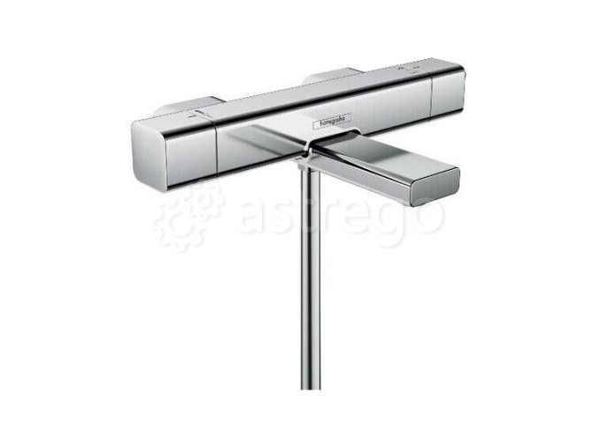 Смеситель для ванны и душа Hansgrohe, Ecostat, тип регулирования воды - термостатический картридж 15 Москва - изображение 1