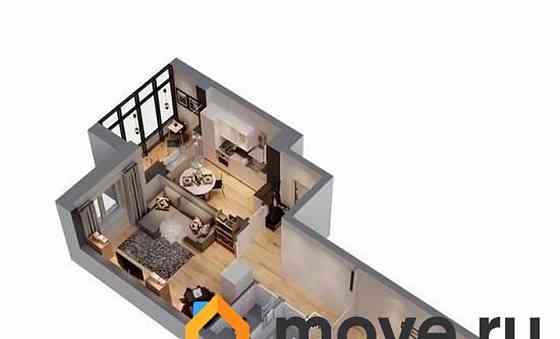 2-комн. квартира, 57.56 м2, 8/17 эт. Домодедово