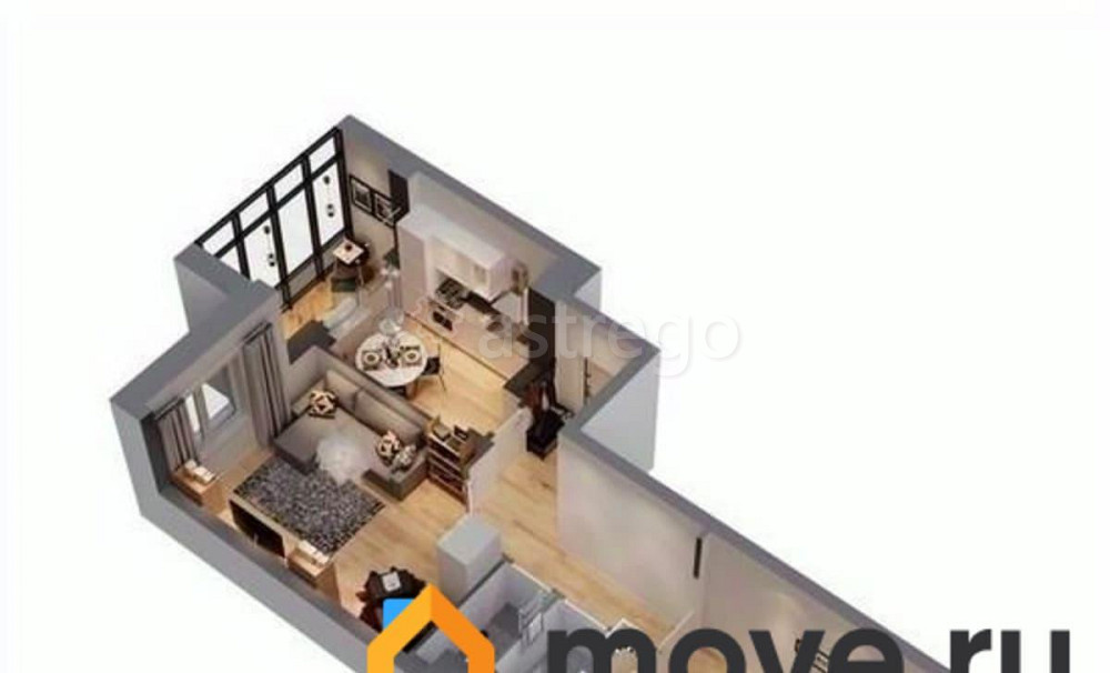 2-комн. квартира, 57.56 м2, 8/17 эт. Домодедово - изображение 6