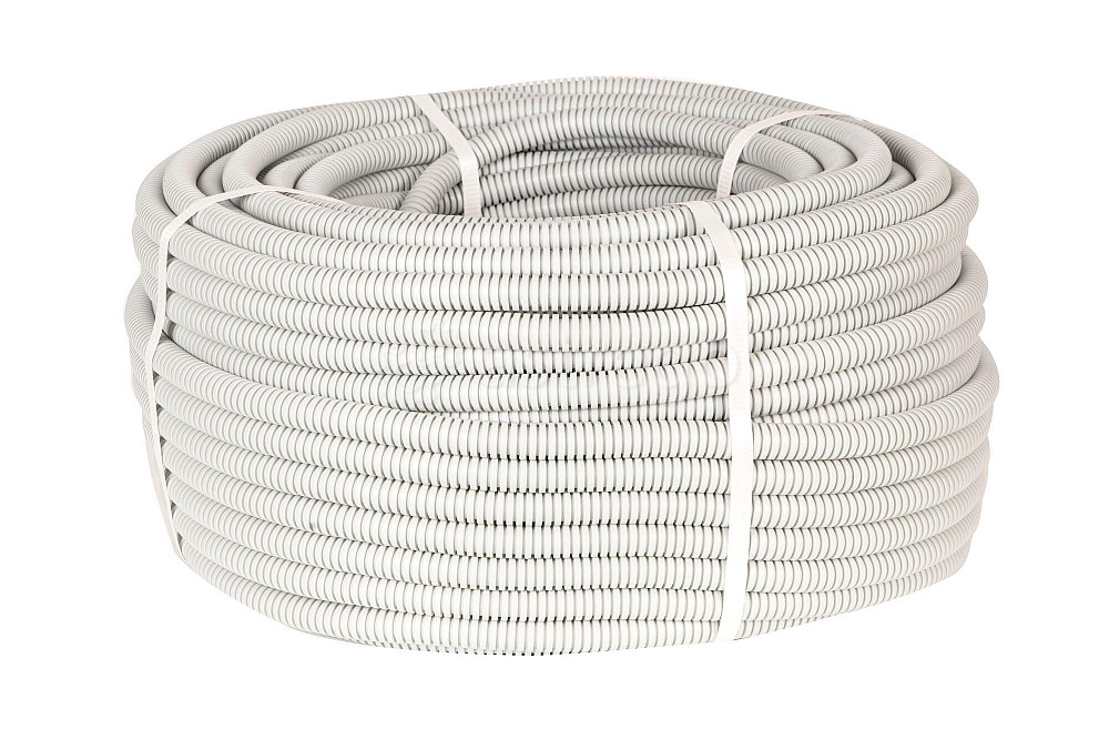 Э Гофро-труба ПНД *16 бухта с зондом 25м черная Пермь - изображение 1