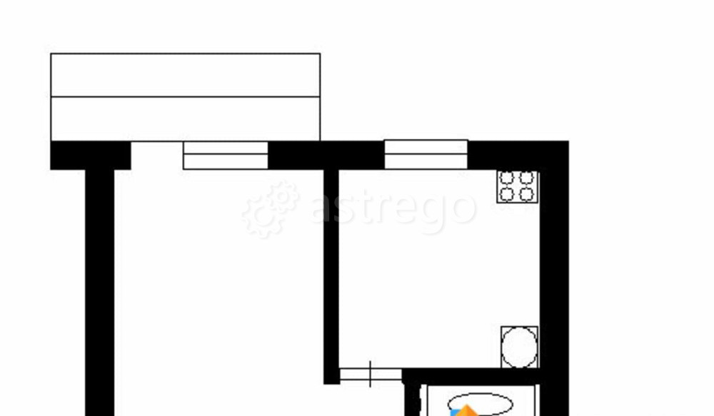 1-комн. квартира, 35 м2, 4/5 эт. Красноярск - изображение 1