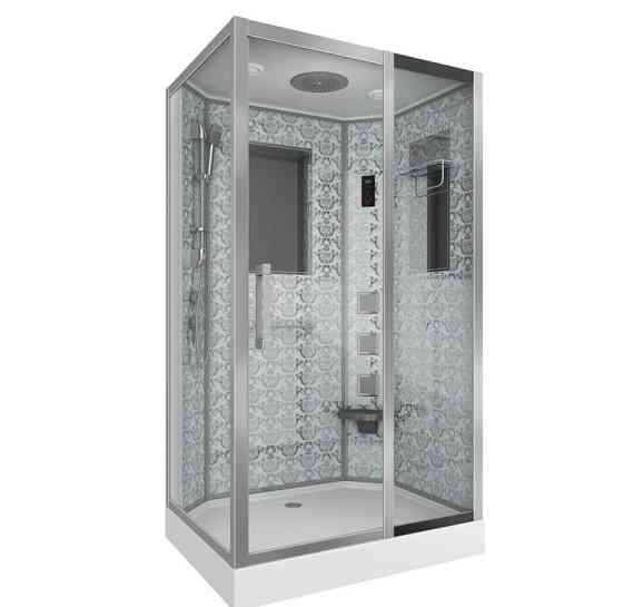 Душевая кабина NG-7711WR 900x1200х2150 низкий поддон стенки БЕЛЫЕ 6 мест Niagara Москва