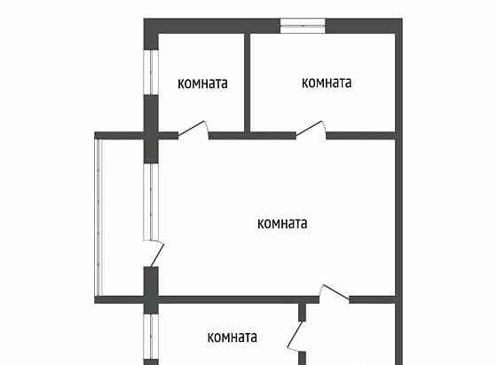 4-комн. квартира, 61.3 м2, 4/5 эт. Красноярск