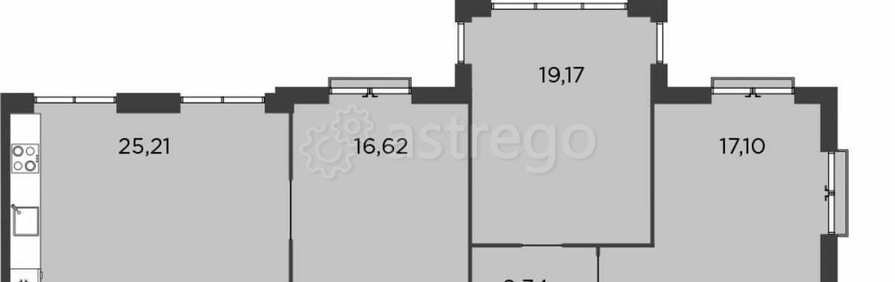 4-комн. квартира, 136 м2, 6/9 эт. Санкт-Петербург - изображение 6