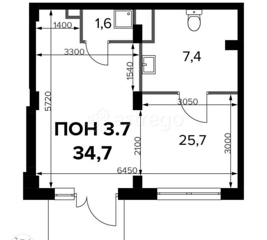 Офис, 34.7 м2 Москва - изображение 5