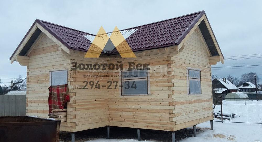 Строительство бани 24м2 из бруса 150х150 с тамбуром Красноярск - изображение 1