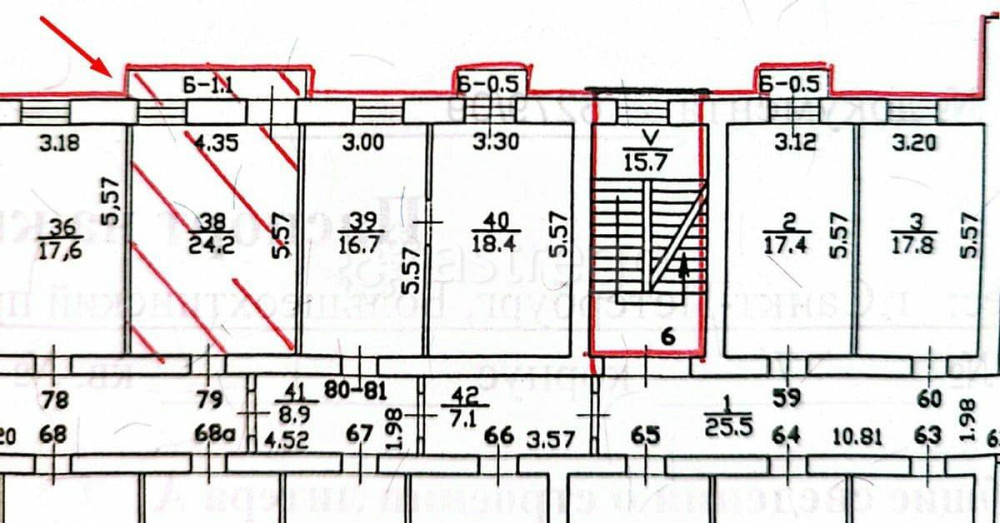 Комната, 24.2 м2, 4/4 эт. Санкт-Петербург - изображение 2