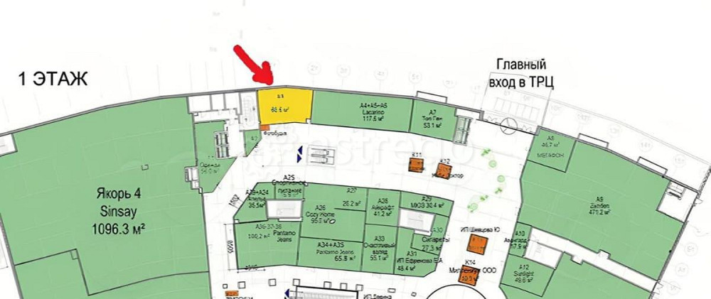 Торговое помещение, 63 м2 Видное - изображение 5